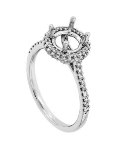 18K White Gold Diamond Ring