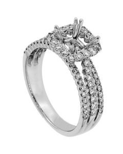 18K White Gold Diamond Ring