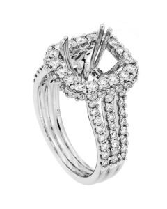 18K White Gold Diamond Ring