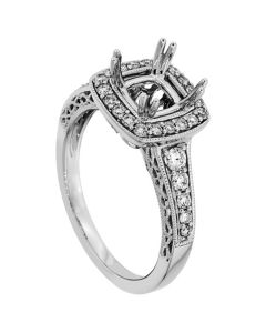 18K White Gold Diamond Ring