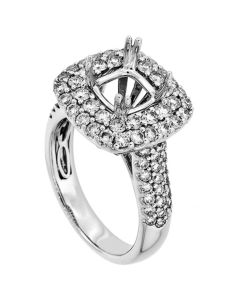 18K White Gold Diamond Ring