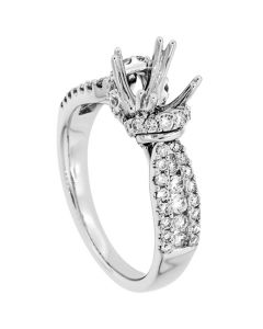18K White Gold Diamond Ring