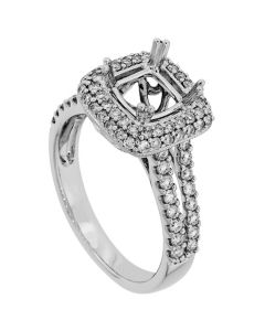 18K White Gold Diamond Ring