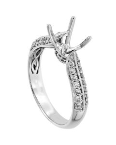 18K White Gold Diamond Ring
