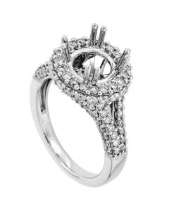 18K White Gold Diamond Ring
