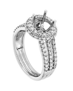 18K White Gold Diamond Ring
