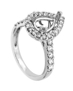 18K White Gold Diamond Ring