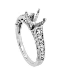 18K White Gold Diamond Ring