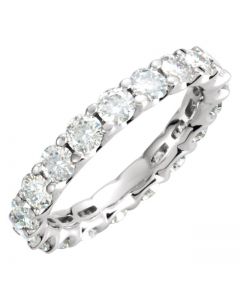14K Gold Eternity Wedding Band